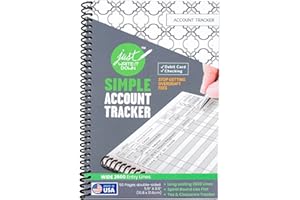 The Superior Register's Premium Check Book Register & Debit Card Ledger Notebook - Checking Account Register, Business Ledger, Cash Log & Expense Tracker - Standard Edition - 1 Pc, White