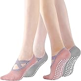 Minmex Yoga Socks-Non Slip Grip for Women,One Size Fitness Sport Sock Dance of Socks