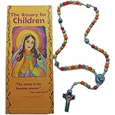 Bundle: Child Saints Rosary with How to Pray The Rosary for Children Pamphlet