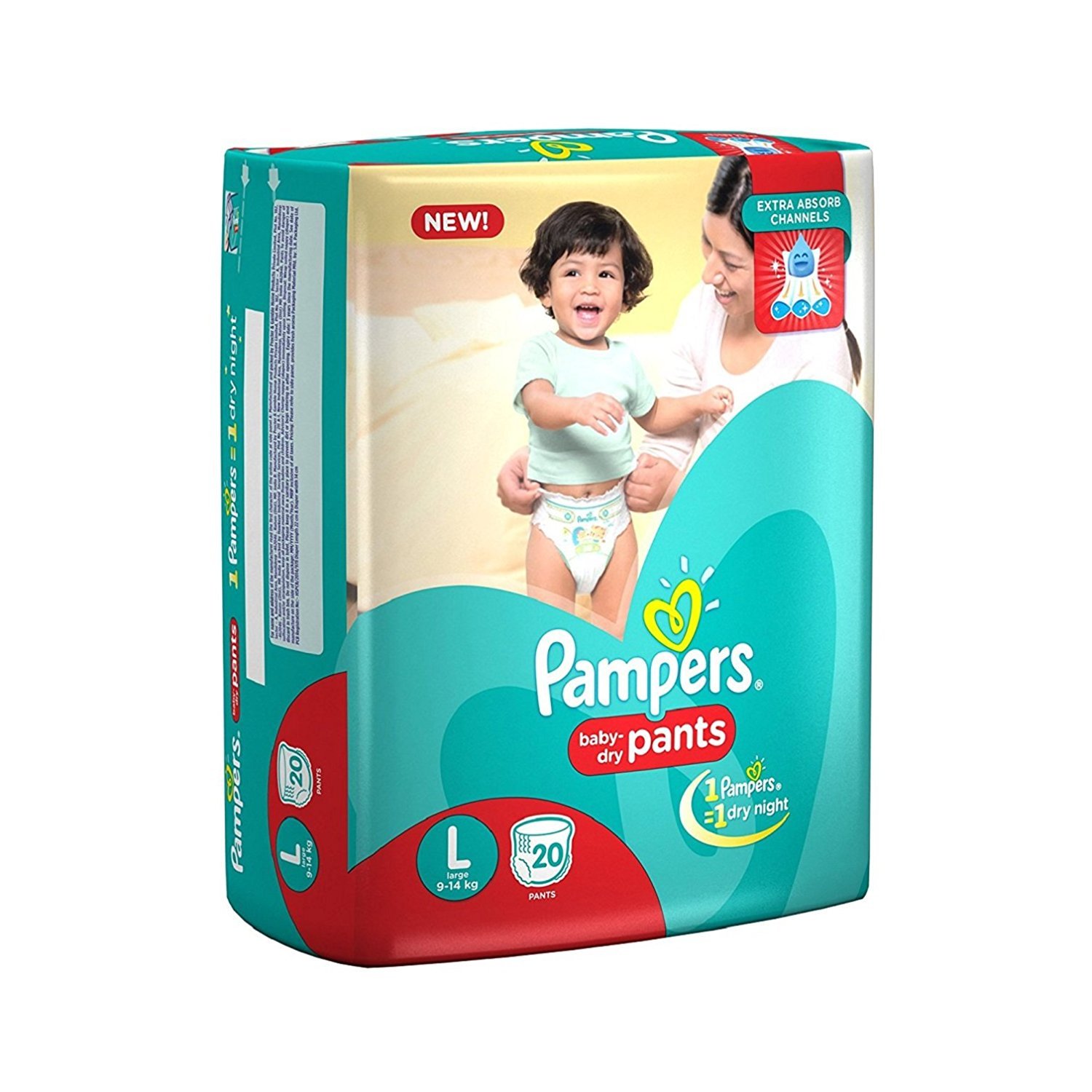 pampers pants large 20