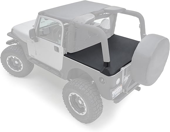 Smittybilt 761035 Tonneau Cover For 1997 2006 Jeep Wrangler Tj Black Diamond Automotive Amazon Com