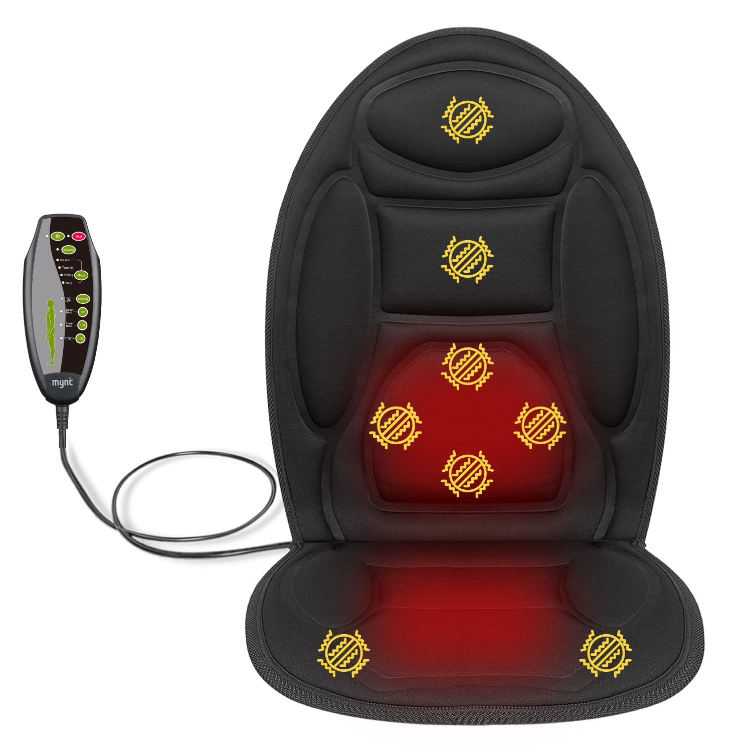Mynt Massage Cushion with Heat, Vibrating Massage Chair Pad for Home Office, Family or Friends in Kenya | Whizz Back Massagers Mynt Massage Cushion with Heat, Vibrating Massage Chair Pad for Home Office, Family or Friends in Kenya | Whizz Back Massagers