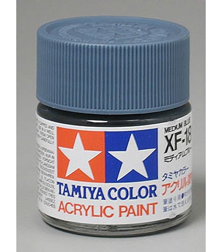 Tamiya Acrylfarbe Glänzend X-23 Clear Blue – 10 Ml Für Modellbau & Hobby