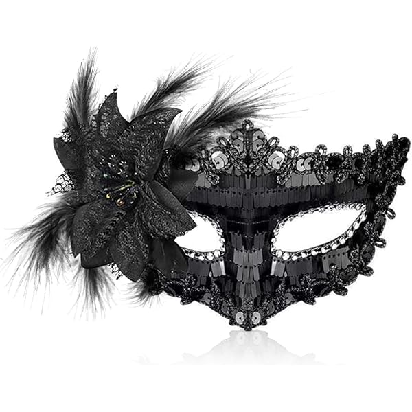 Amazon.com: liweiyu Masquerade Mask for Women Metal Mask Shiny