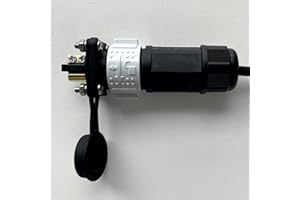 GaiRen 2 Pin 50Amp Trolling Motor Plug Receptacle Set, 12/24/36/48 Volt Marine Boat Power Waterproof IP67 Connector Trolling 
