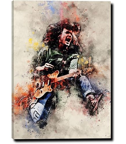 Amazon.com: Eddie Van Halen Collection Memorial Modern Canvas