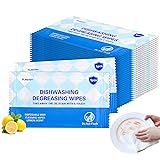 100 Pcs Dish Cleaning Wipes Individually Wrapped