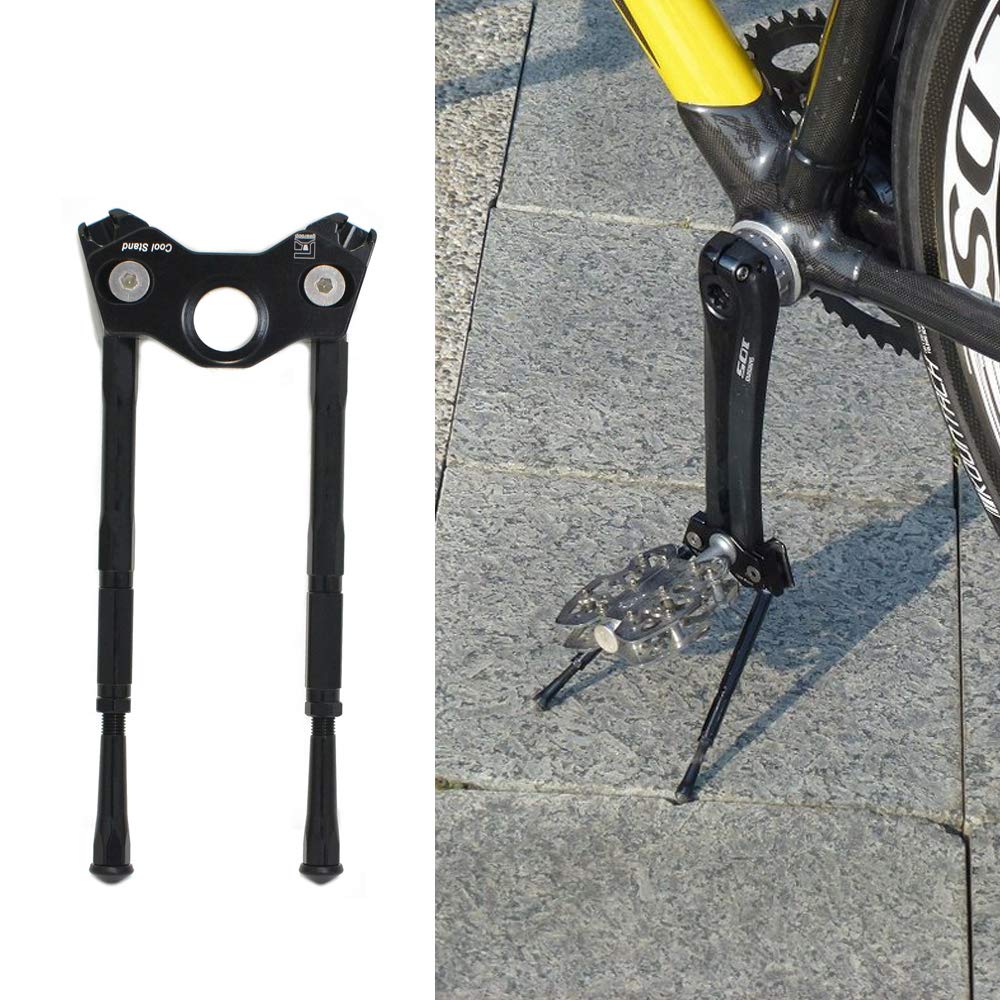 Gearoop Bicycle CoolStand Alloy Adjustable Side Stick 33-39mm, Black, ST1914