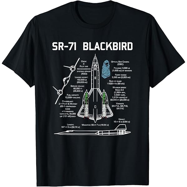 Oblada オブラダ　BLACKBIRD SR-71 Tシャツ Oblada オブラダ BLACKBIRD SR-71 Tシャツ Amazon.com: SR-71