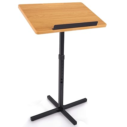 Pyle Compact Portable Lectern Podium Speech Presentation