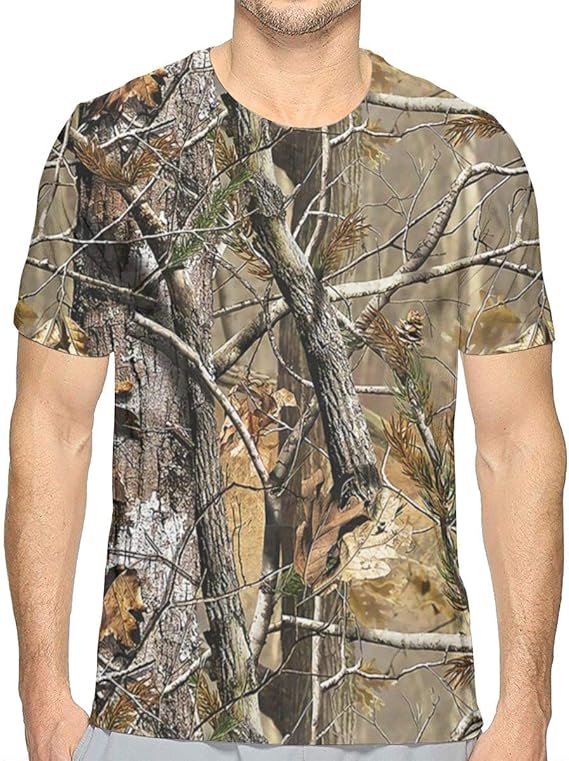 Amazon Co Jp Tシャツ ウッドランド迷彩 メンズ 半袖 服 メンズ 夏 カジュアル ファッション 丸襟 柔らかい 快適 服 ファッション 小物
