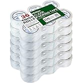 HERKKA Clear Packing Tape, 36 Rolls Heavy Duty Packaging Tape for Shipping Packaging Moving Sealing, Thicker Clear Packing Tape, 1.88 inches Wide, 65 Yards Per Roll, 2340 Total Yards