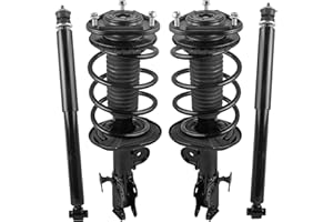 MOSTPLUS Front & Rear Complete Shock Strut Spring Assembly Compatible for 2008-2015 XB FWD 2.4L Replaces 11421 11422 5687
