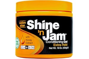Shine 'n Jam Conditioning Gel Extra Hold for Braids, Twists, and Frizz Control