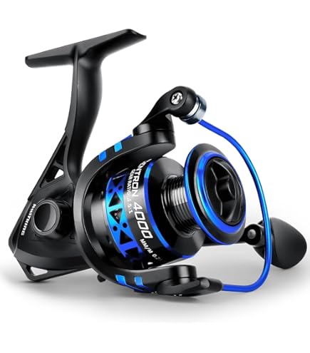 Daiwa D-SPIN500-B-CP D-Spin Ultralight Spinning Reel, 500, 4.9: 1 Gear Ratio, 1BB, 4.40Lb Max Drag, Ambidextrous, Black Sports & Outdoors