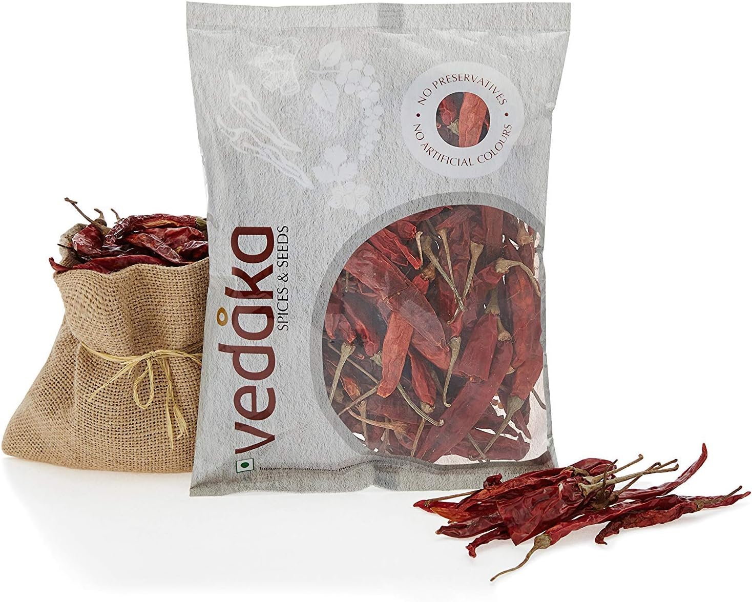 Vedaka Red Chilli (Lal Mirch), 100g