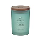 Chesapeake Bay Candle Mind & Body Medium Scented Candle, Balance + Harmony (Water Lily Pear)