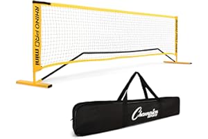 Champion Sports Adjustable Sport Net: Portable Sport Game Net for Volleyball, Tennis, Pickleball, and Badminton - Multiple Wi