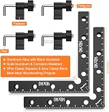 Preciva 90 Degree Right Angle Positioning Square Clamp 140mm 2 Sets view 6