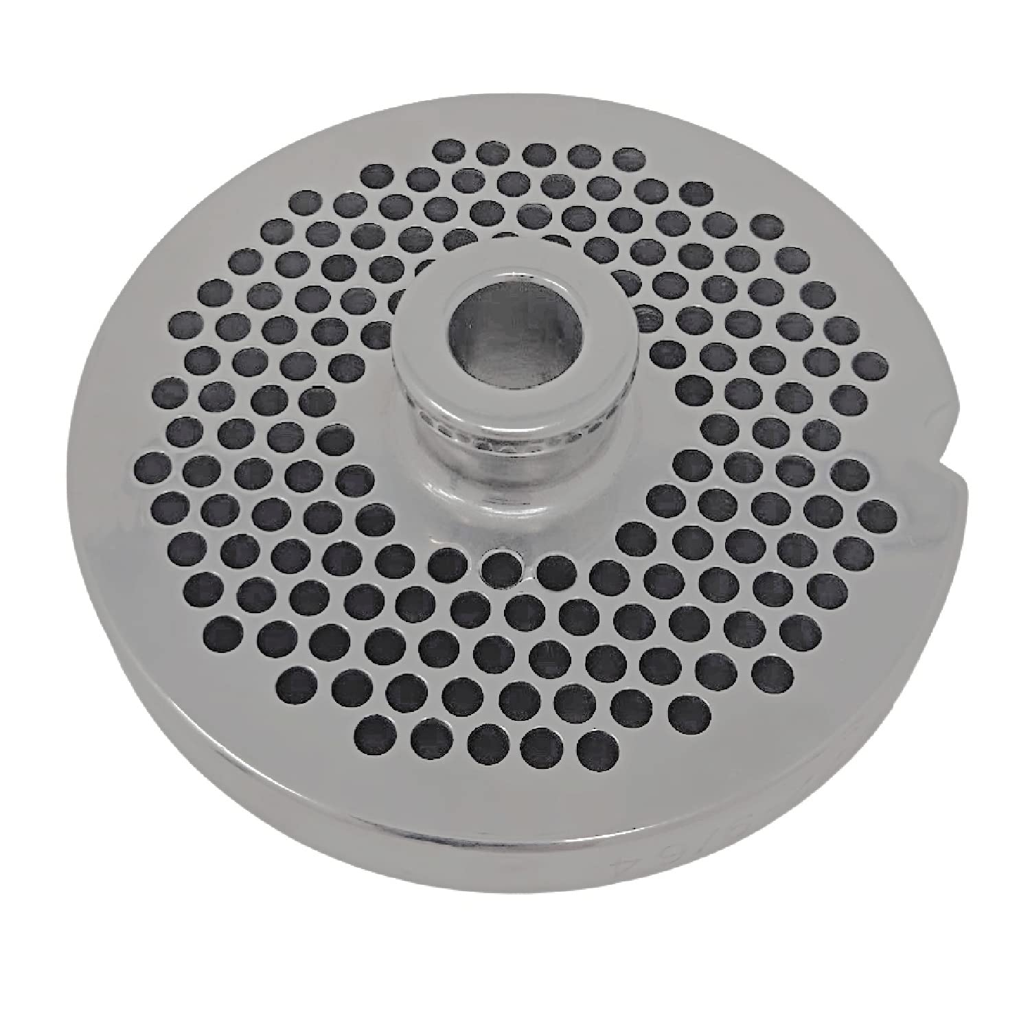 View 1 of #22 Meat Grinder Plates with Hubs - Cozzini Cutlery Imports - Choose Your Size (9/64 in. - 3.5mm - Fine/Medium Burger Grind)