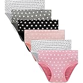 Winging Day Girls' Pure Cotton Panties Soft Underwear