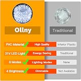 Ollny 200 LED Christmas Fairy Lights 20m Outdoor Waterproof 8 Modes Remote view 9