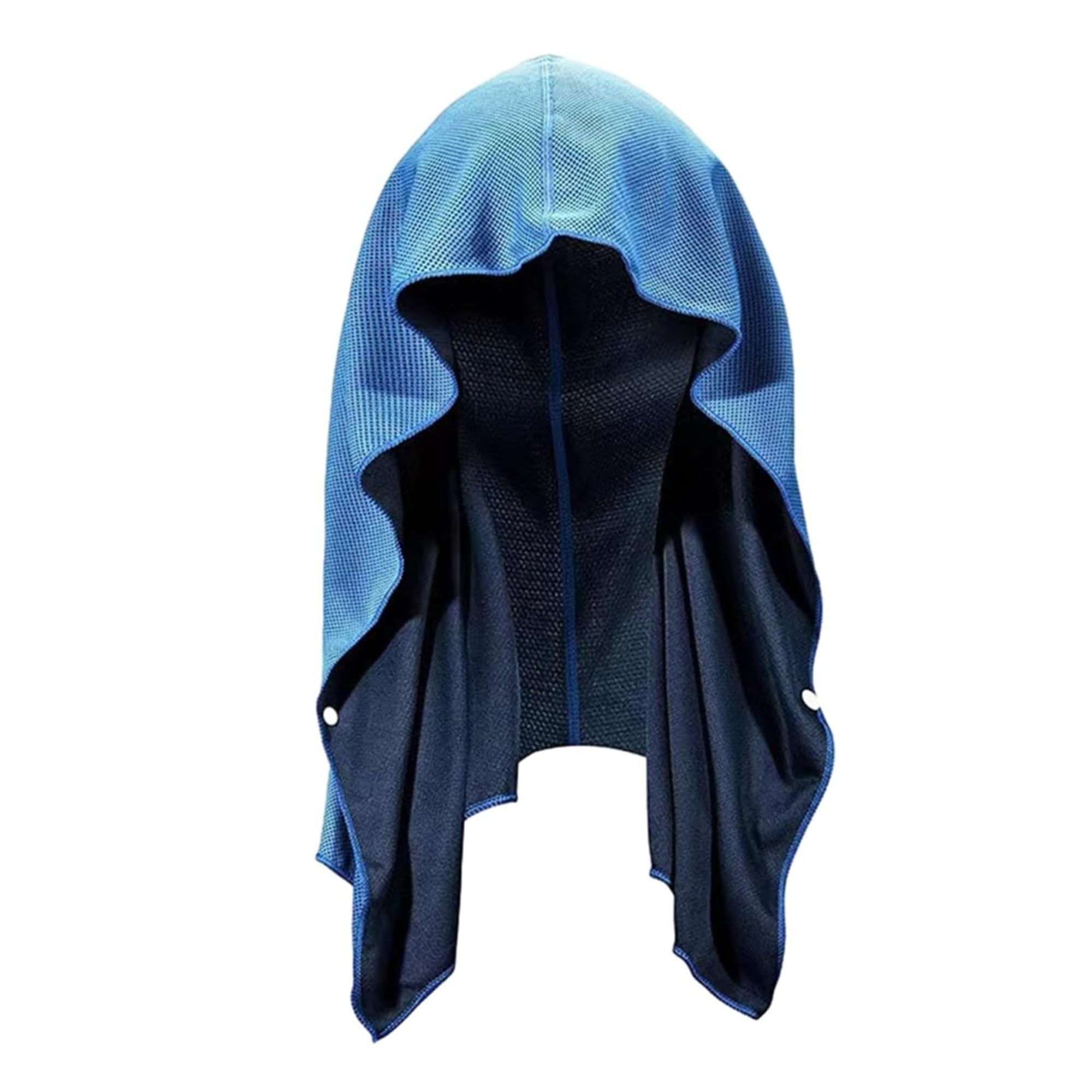 RUIENGCOMM Cooling Hoodie Towels Sun Protection Hoodie Sweat Towels Microfiber Towel Wrap Neck Towel Neck and Face Quick Drying Absorbent Cooling Towel for Beach Travel Gym Yoga