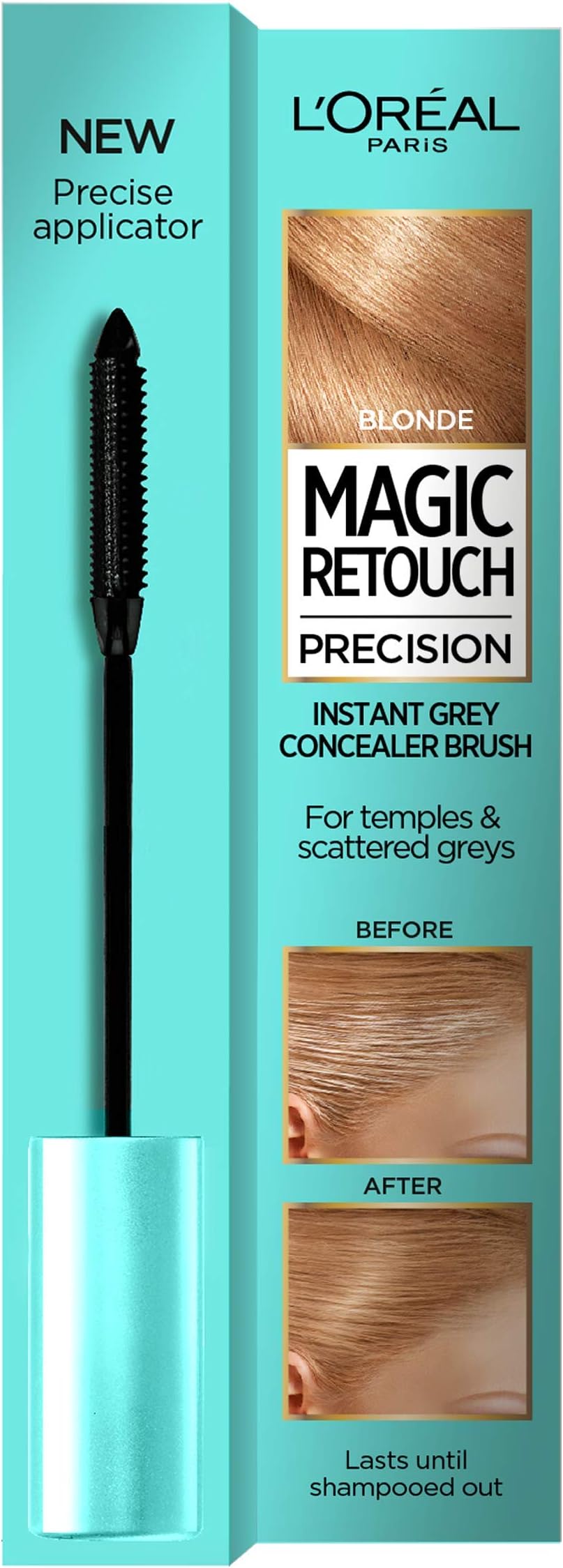 L'Oreal Magic Retouch Blonde Precision Instant Grey Concealer Brush Root Touch