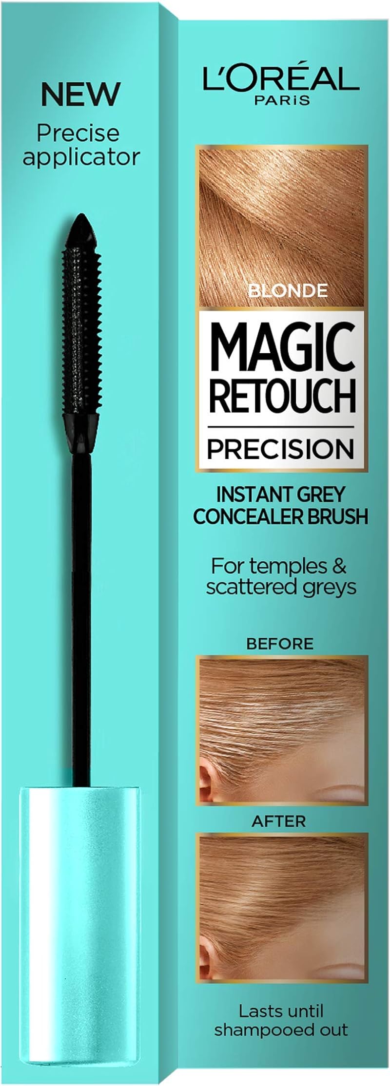 L'Oreal Magic Retouch Blonde Precision Instant Grey Concealer Brush Root Touch