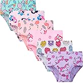 Cczmfeas Girls Kids Toddler Hipster Briefs Super Soft 100% Cotton Underwear Panties