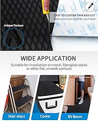 OCEANBROAD Self-Adhesive 96''x16'' Boat Flooring