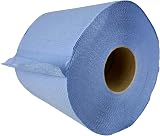 IDEAL 365 Blue Rolls 6 Pack 2 Ply Embossed Centre Feed Paper Rolls 110m view 4