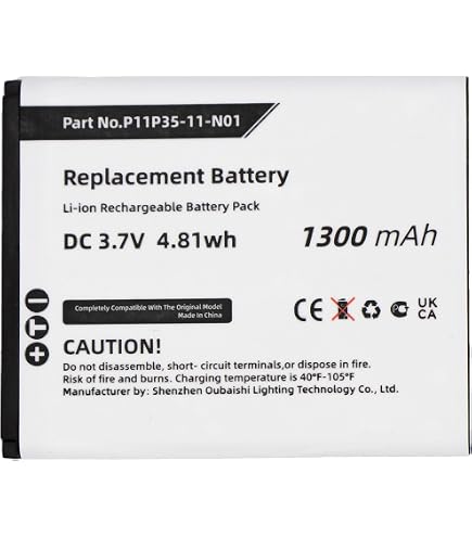 Cameron Sino Batterie Remplacement TDK Life On Record A33 - 2000 MAh / 14,40 Wh, Qualité Pro Et Décodée