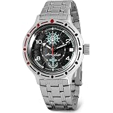 VOSTOK | Amphibia 420526 Sea Captain Automatic Self-Winding Diver Wrist Watch