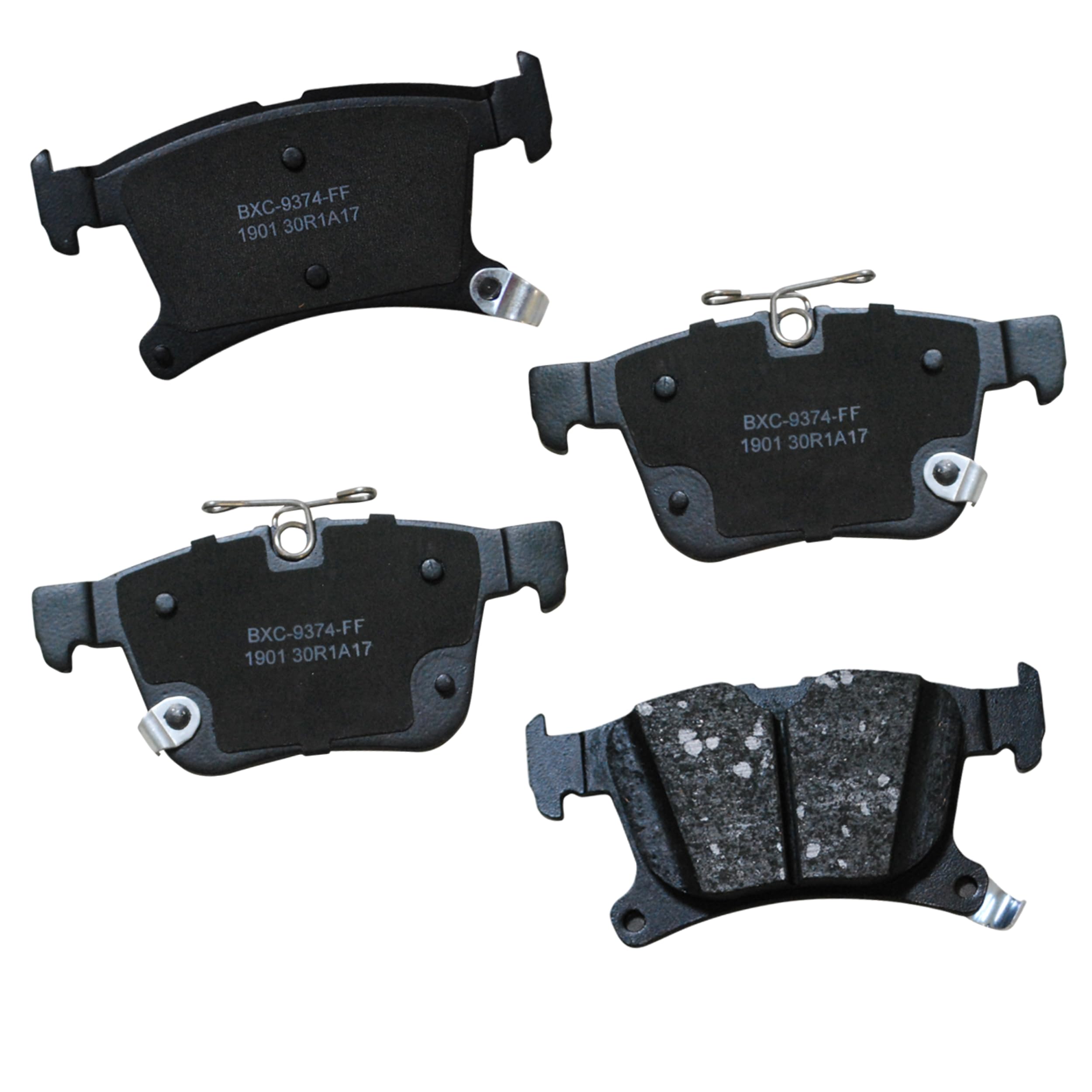 Bendix Premium SBC1901 Ceramic Rear Brake Pads for Chrysler Pacifica 2024-2017, Voyager 2024-2020
