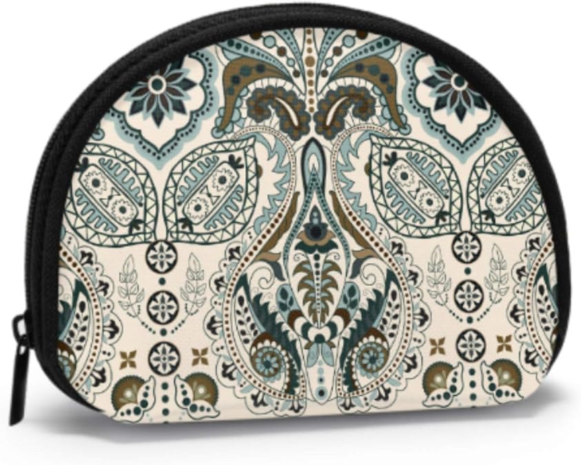 Small Coin Purse For Men Indian Traditional Element Women