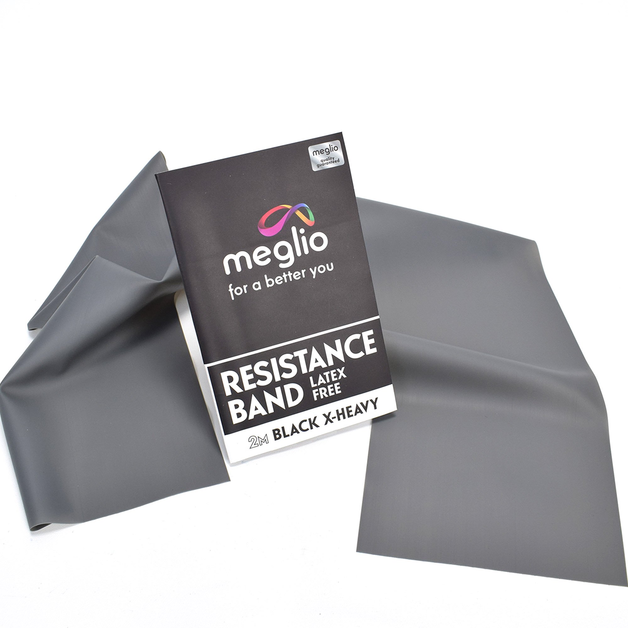 Meglio Resistance Bands for Men & Women - Latex Free Exercise Bands for Building Strength, Pilates Band for Fitness, Flexibility, Physiotherapy, Stretching & Yoga Bands | With Exercise Guide