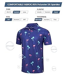uideazone Mens Polo Shirts Fit Slim Casual Funny