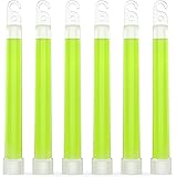 Swiss Safe Premium 6" Glow Sticks - Extra Bright, 12+ Hour Duration, Emergency Ready