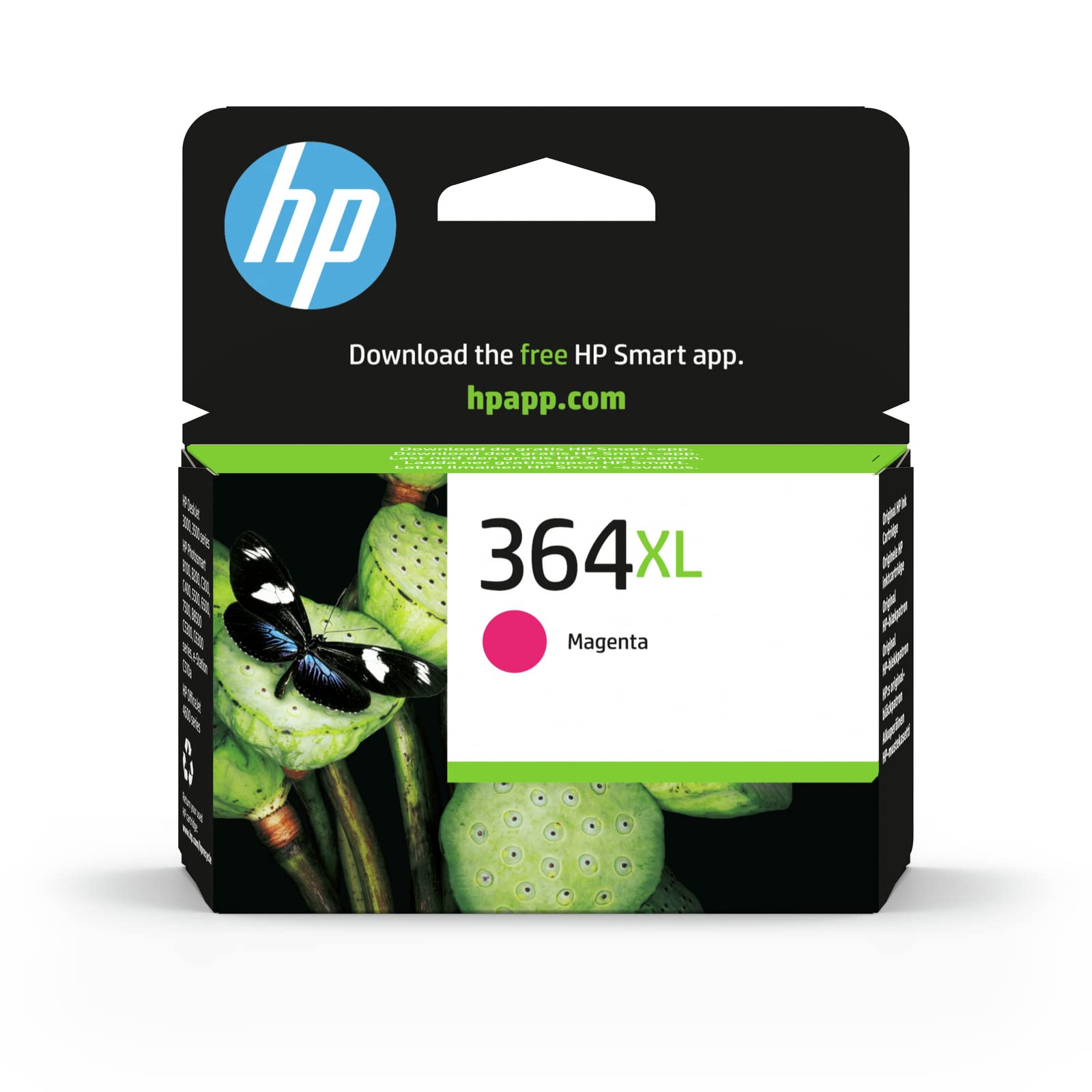 HP CB324EE 364XL High Yield Original Ink Cartridge, Magenta, Single Pack