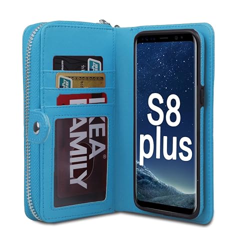 Custodia Galaxy S8 Plus Custodia Portachiavi Wristlet Per