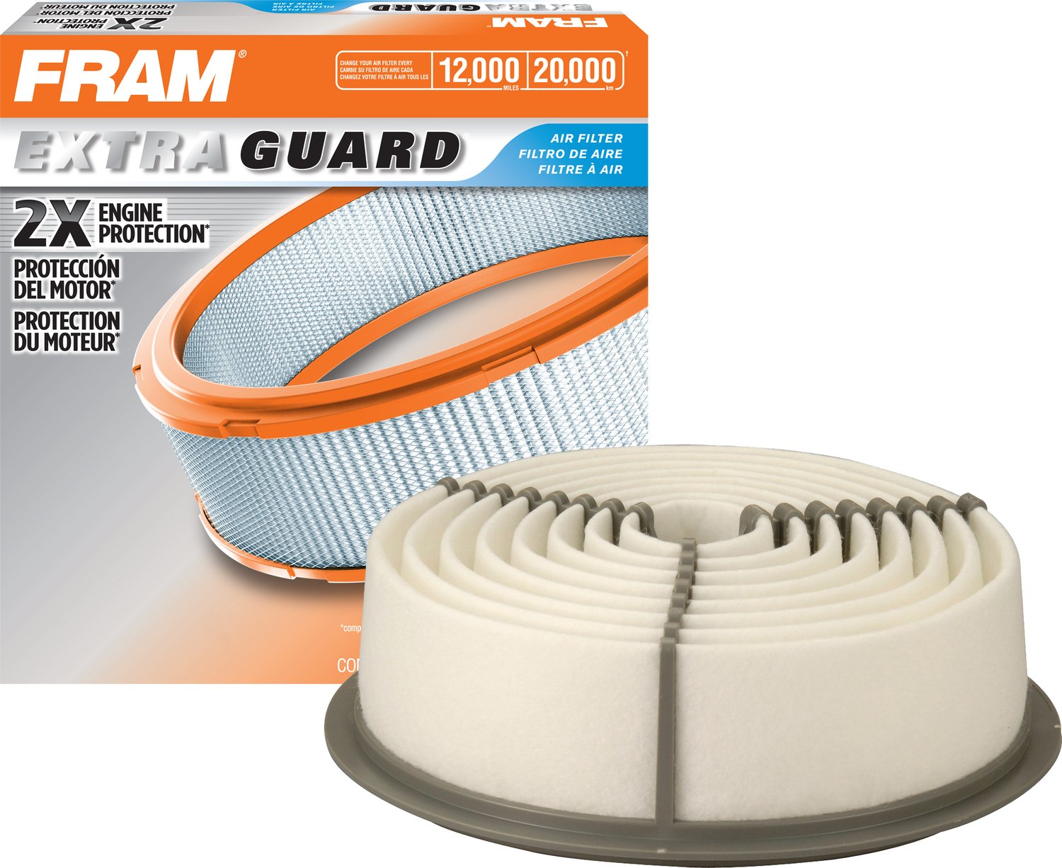 Buy FRAM Extra Guard Engine Air Filter Replacement, Easy Install w