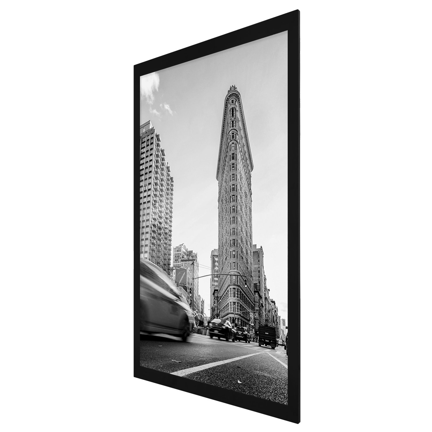 Americanflat 24x36 Black Poster Frame 1.5" Wide Smooth Black Finish