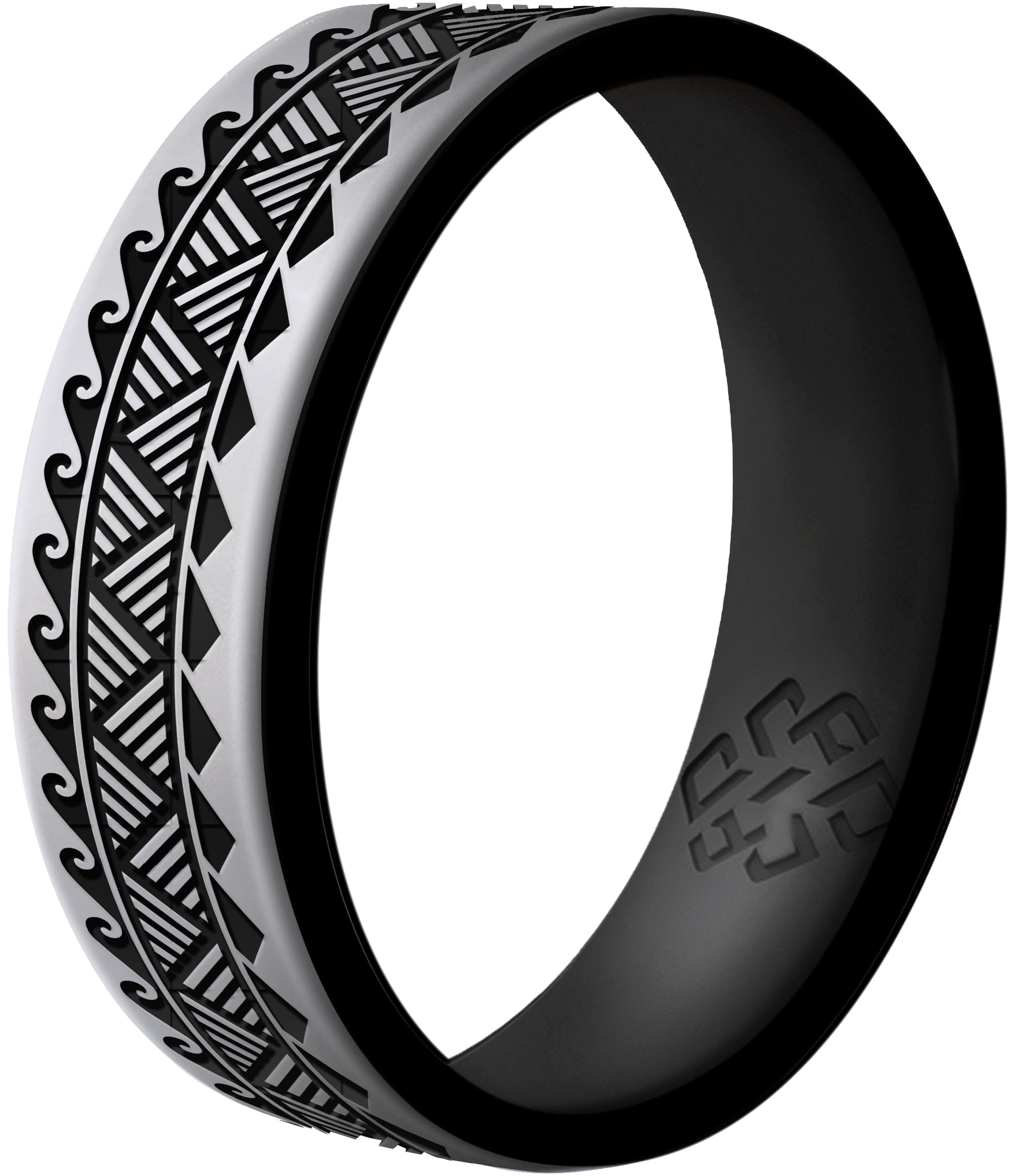 Knot Theory Warrior of Strength Silicone Ring in