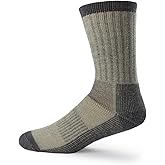 Merino Wool Crew Hiking Sock - Moisture Wicking