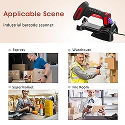 Symcode 2D Industrial Barcode Scanner with Stand