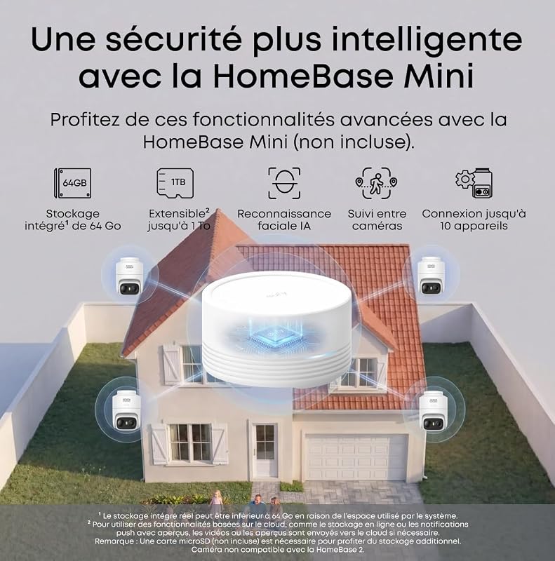 eufyCam C37 2K Caméra Surveillance WiFi extérieur sans Fil