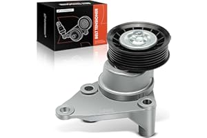 A-Premium Belt Tensioner Assembly with Pulley Compatible with Chevrolet, GMC, Cadillac - Silverado, Savana, Suburban 1500, Ta