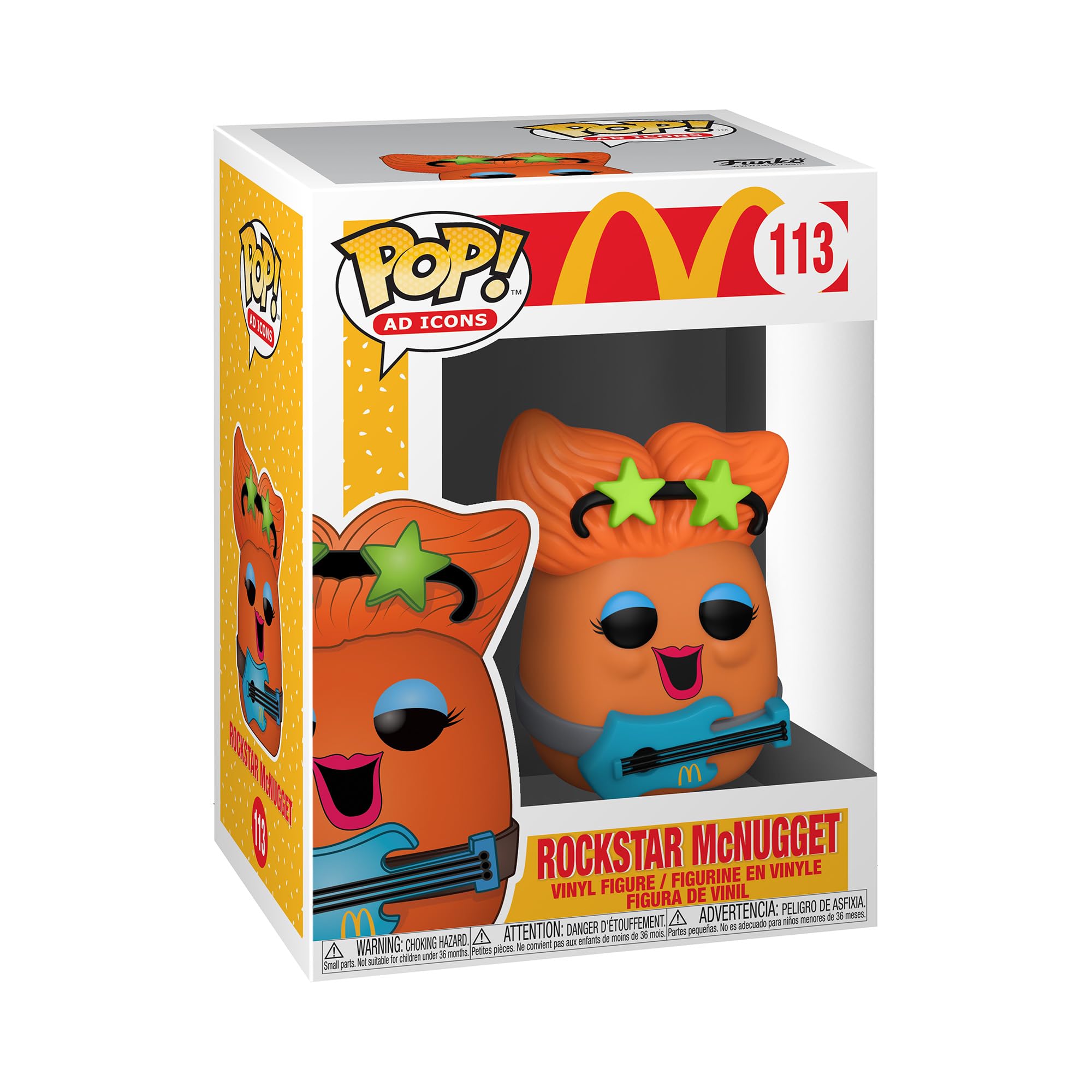 Funko POP! McDonalds Rockstar Cowboy Nugget - McDonald's - Collectable Vinyl Figure - Gift Idea - Official Merchandise - Toys for Kids & Adults - Ad Icons Fans - Model Figure for Collectors