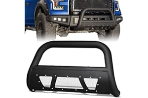 Stehlen 642167818106 Compatible With 2010-2018 Dodge Ram 2500/3500 3" Studded Mesh Series Bull Bar - Textured Black